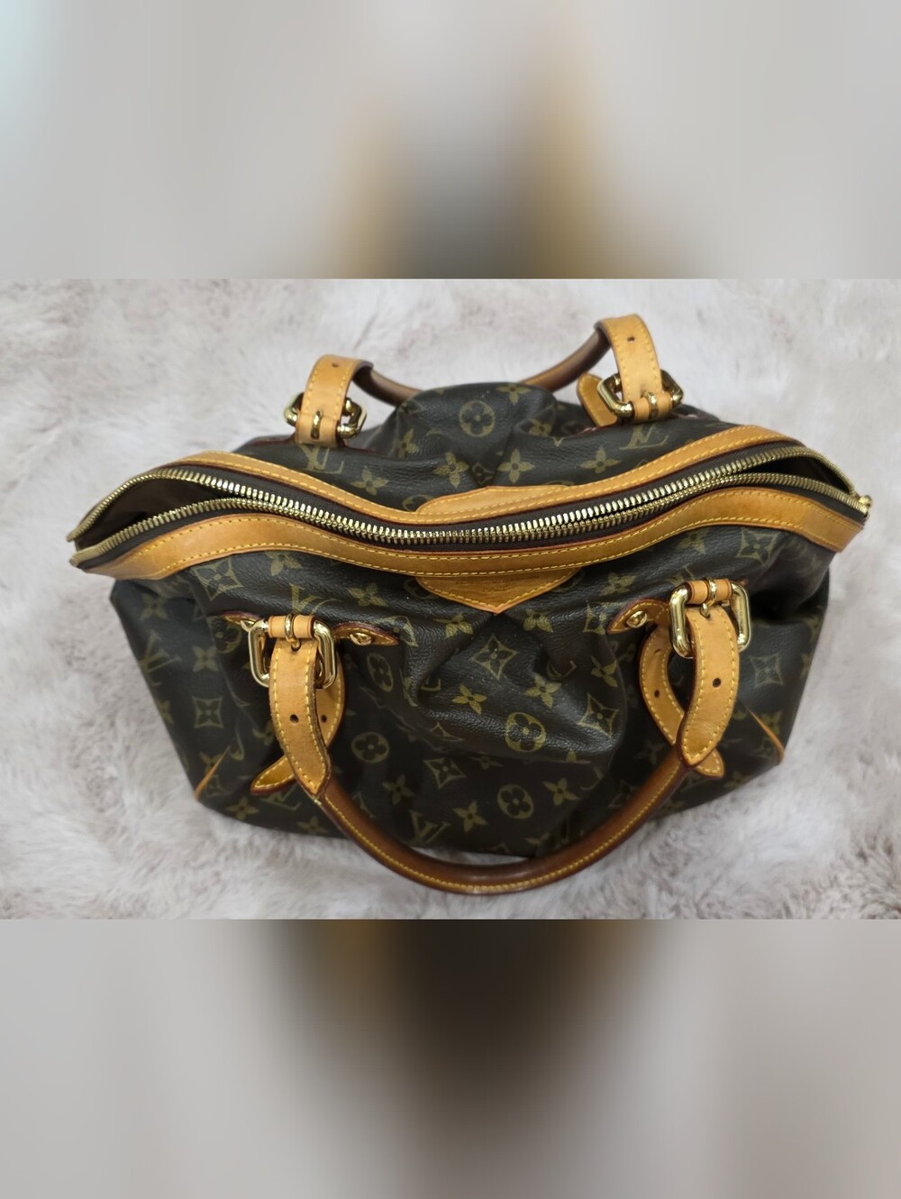 Louis Vuitton Monogram Canvas Brown Tote Bag - - Picture 3 of 17